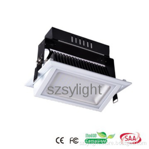 2014 newest 38W COB shoplighter SAA CE ROHS led recessed downlight